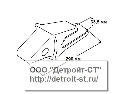 Коронка Komatsu  205-70-68141 (модели: PC200-PC220, PW210) фото запчасти