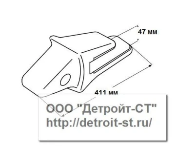 Коронка Komatsu  208-939-3120 (модели: PC400) фото запчасти