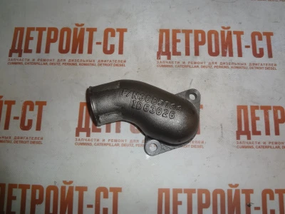 Соединение угловое патрубка теплообменника 3085733 (3010299) фото запчасти