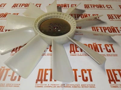 Крыльчатка вентилятора Cummins 4BT 3912751 (3908079, 4735-38449-03) фото запчасти