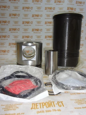 Поршнекомплект (поршень, гильза, палец, кольца) Cummins N-14 3803742 (3804501) фото запчасти