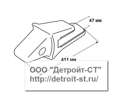 Коронка Komatsu  208-939-3120 (модели: PC400) фото запчасти