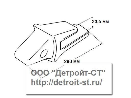 Коронка Komatsu  205-939-7120 (модели: PC200-PC220, PW210) фото запчасти