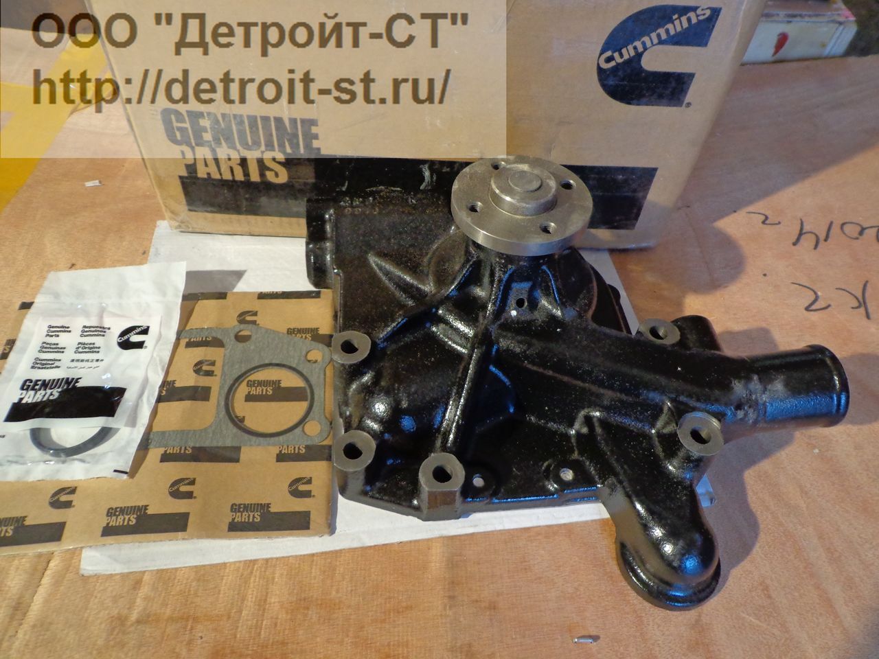 Насос водяной Cummins 4955733 (5301479, 5254965, 4981207) фото запчасти