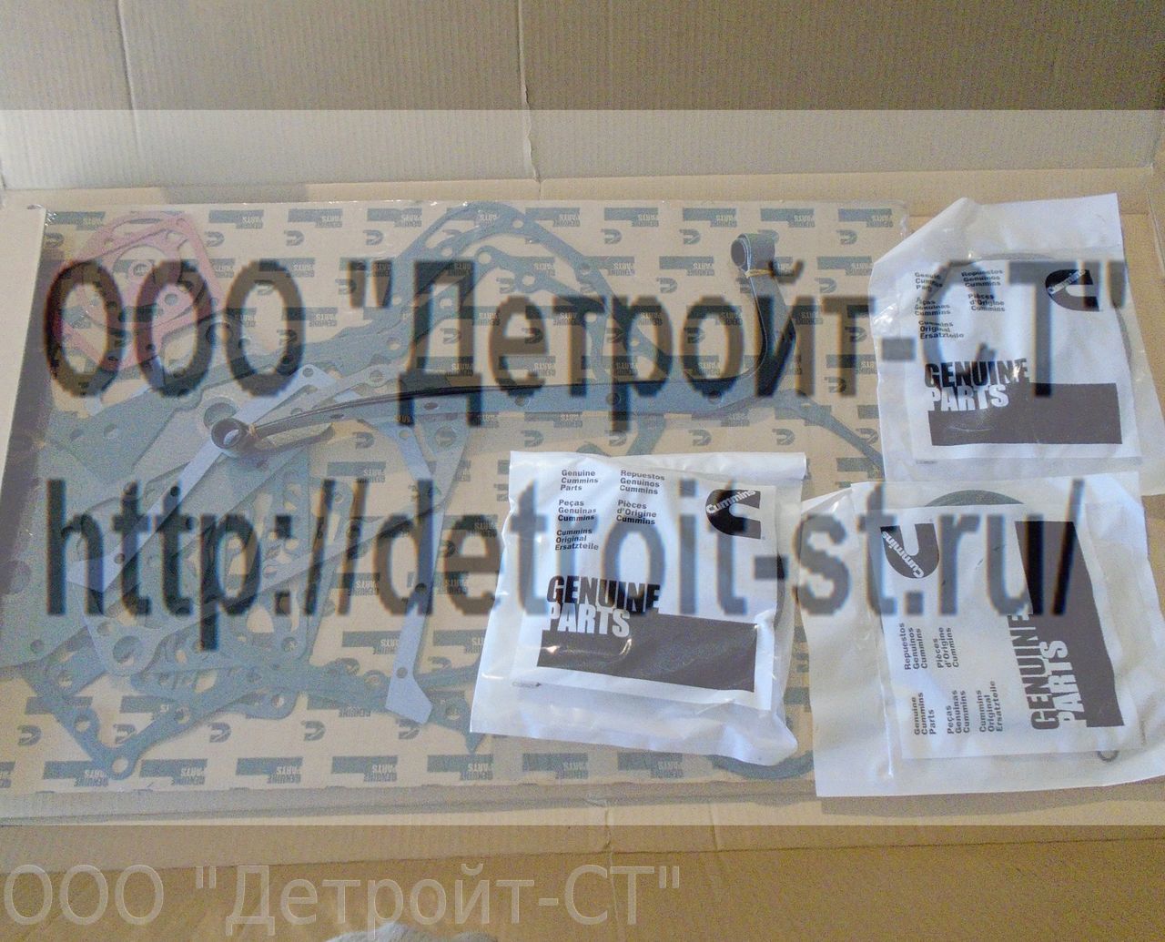 Комплект прокладок двигателя низ Cummins 4089979 фото запчасти