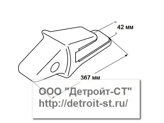 Коронка Komatsu  207-939-3120 (модели: PC300-PC360) фото запчасти
