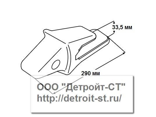 Коронка Komatsu  205-70-68141 (модели: PC200-PC220, PW210) фото запчасти