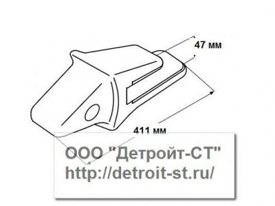Коронка Komatsu  208-939-3120 (модели: PC400) фото запчасти