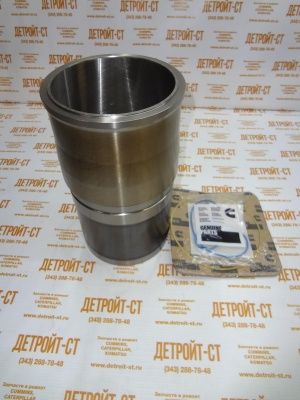 Гильза цилиндра с уплотнительным кольцом 152mm Cummins ISX 4376392 фото запчасти