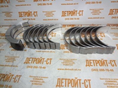 Вкладыш коренной станд + упор Komatsu 6742-21-8200 (3945917, 3802210, 3802140, 3800270) фото запчасти