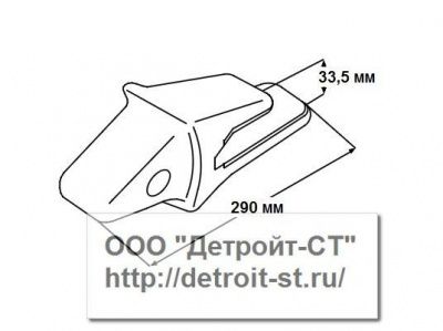 Коронка Komatsu  205-70-68141 (модели: PC200-PC220, PW210) фото запчасти