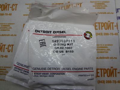 Комплект уплотнительных колец на форсунку (к-т с болтом и шайбами) DD 12.7/14L 23537111 (GS-33633, OSK01243D, 621242, 23533294, A23537111) фото запчасти