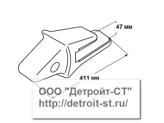 Коронка Komatsu  208-939-3120 (модели: PC400) фото запчасти