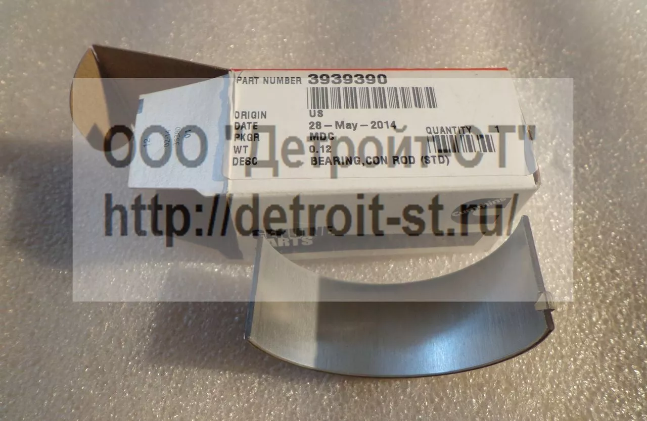 Шатунный вкладыш STD Cummins B4,5 3939390 фото запчасти