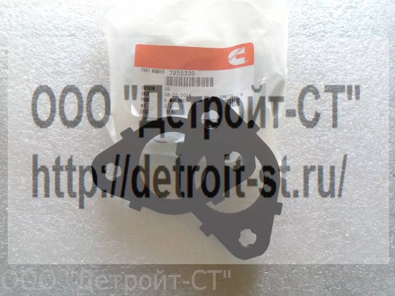 Прокладка выпускного коллектора Cummins 3955339 (5266422) фото запчасти