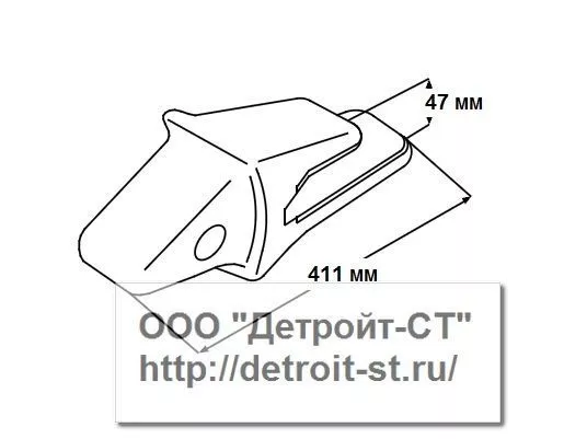 Коронка Komatsu  208-70-14143 (модели: PC400) фото запчасти