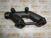 Коллектор выпускной малый (1-2 цилиндра) Cummins ISLe, L345, ISCE, QSC8.3, QSL9 3937477 (3937478, 3943850, 3968361, 3943851) фото запчасти