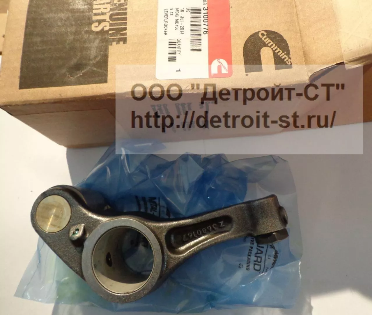 Коромысло форсунки Cummins 3100776 фото запчасти