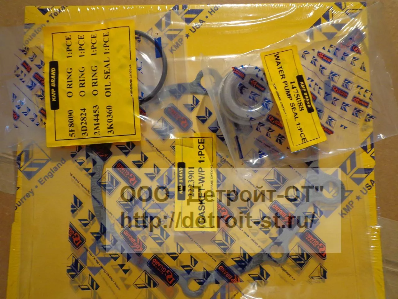 Набор прокладок водяного насоса Caterpillar, CAT KMP-C9-K6 фото запчасти
